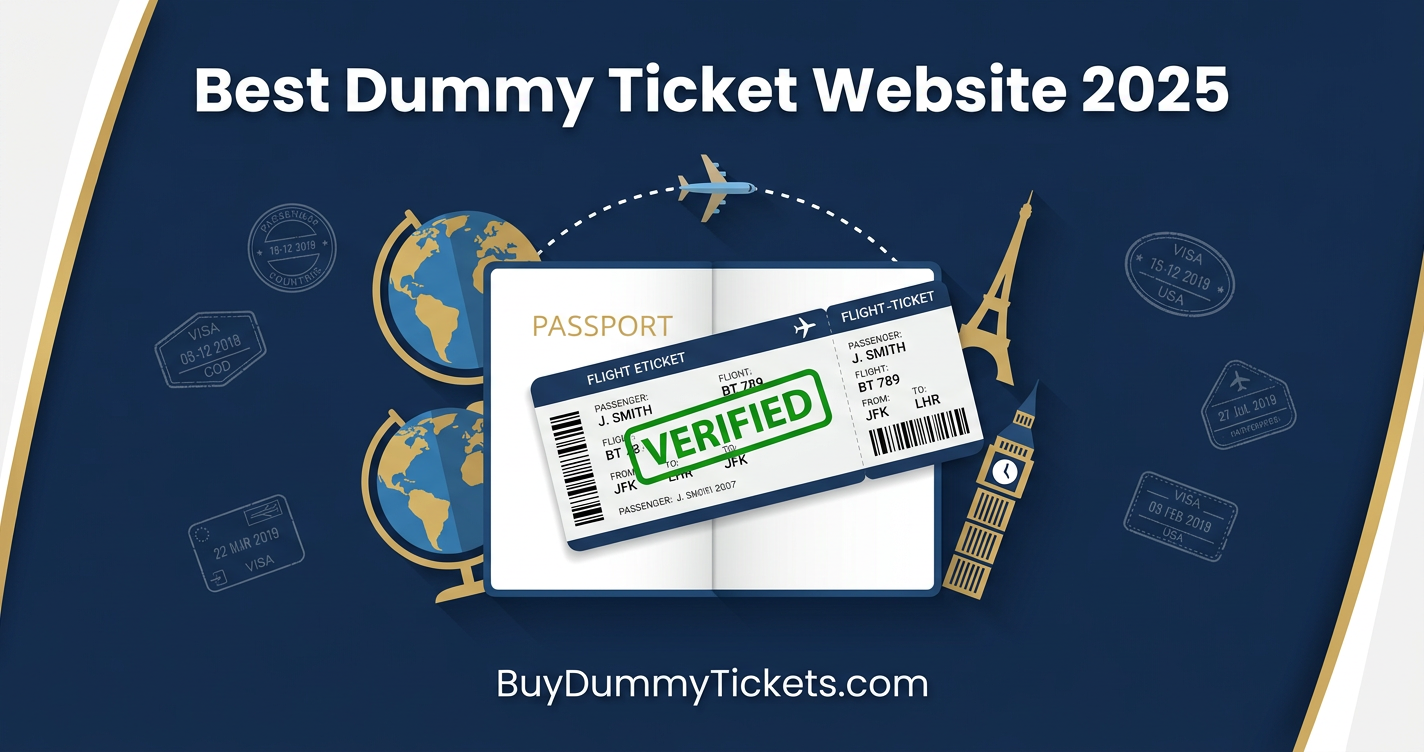 Best Dummy Ticket Website 2026 — Get Verified Dummy Flight Tickets for Visa in 30 Minutes | BuyDummyTickets.com