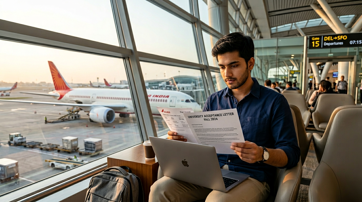Flight Itinerary for F-1 Student Visa: The 2026 Guide Indian Students Must Read Before Their Interview